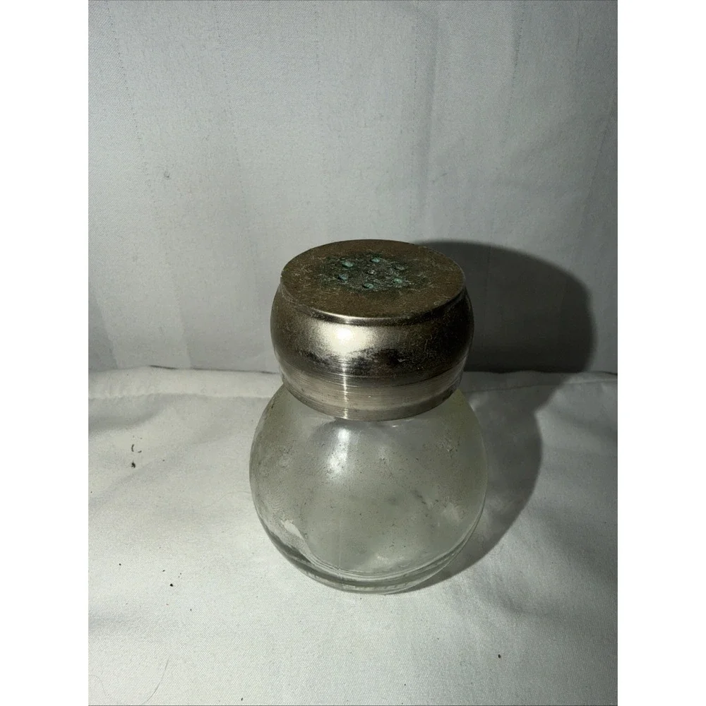 Clear‎ Glass Sugar Shaker 3.25 inches Tall